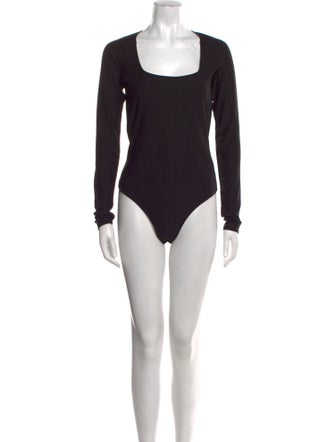 Alix NYC Square Neckline Long Sleeve Bodysuit