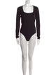 Alix NYC Square Neckline Long Sleeve Bodysuit