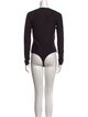 Alix NYC Square Neckline Long Sleeve Bodysuit