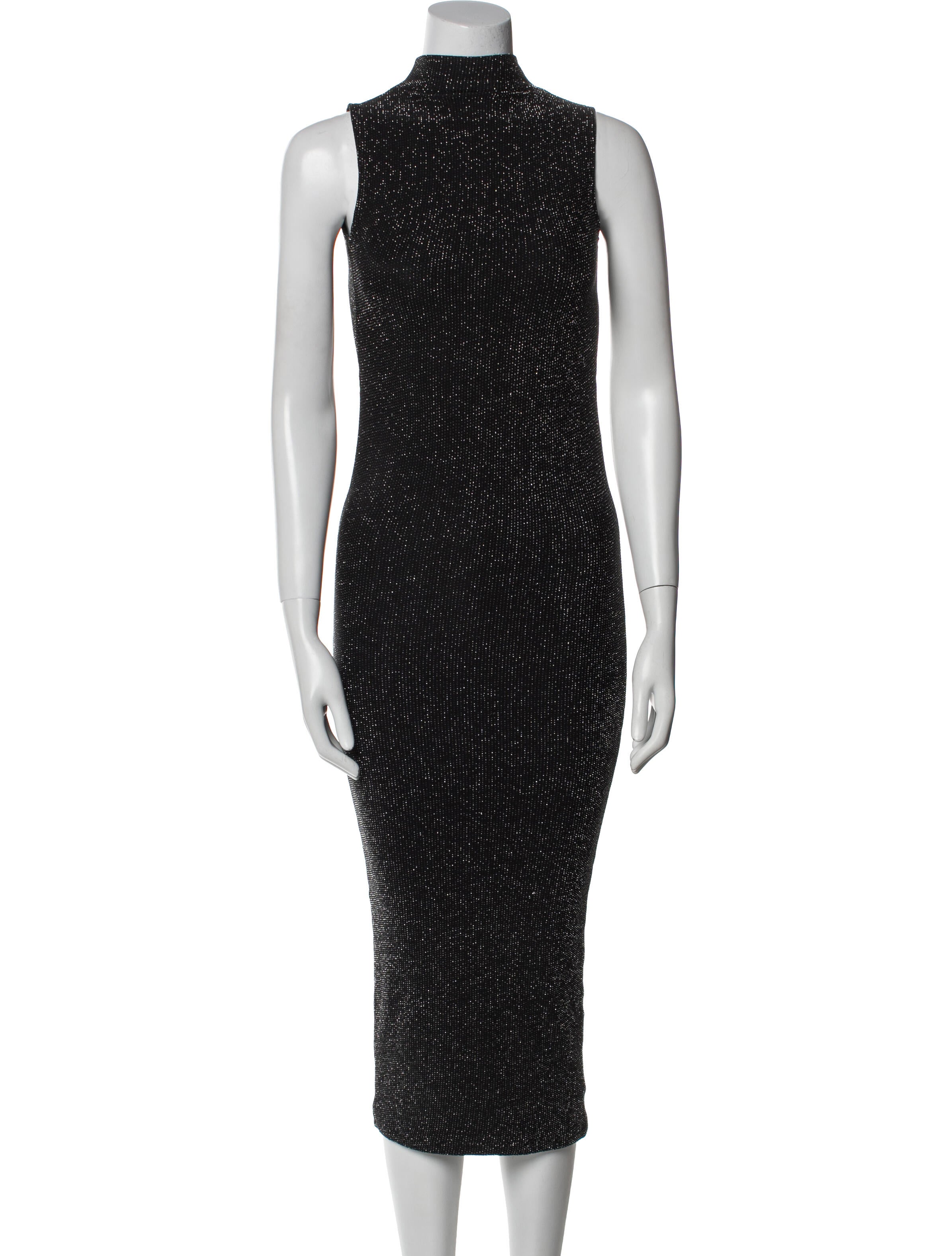 Alix NYC Mock Neck Long Dress