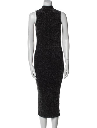 Alix NYC Mock Neck Long Dress