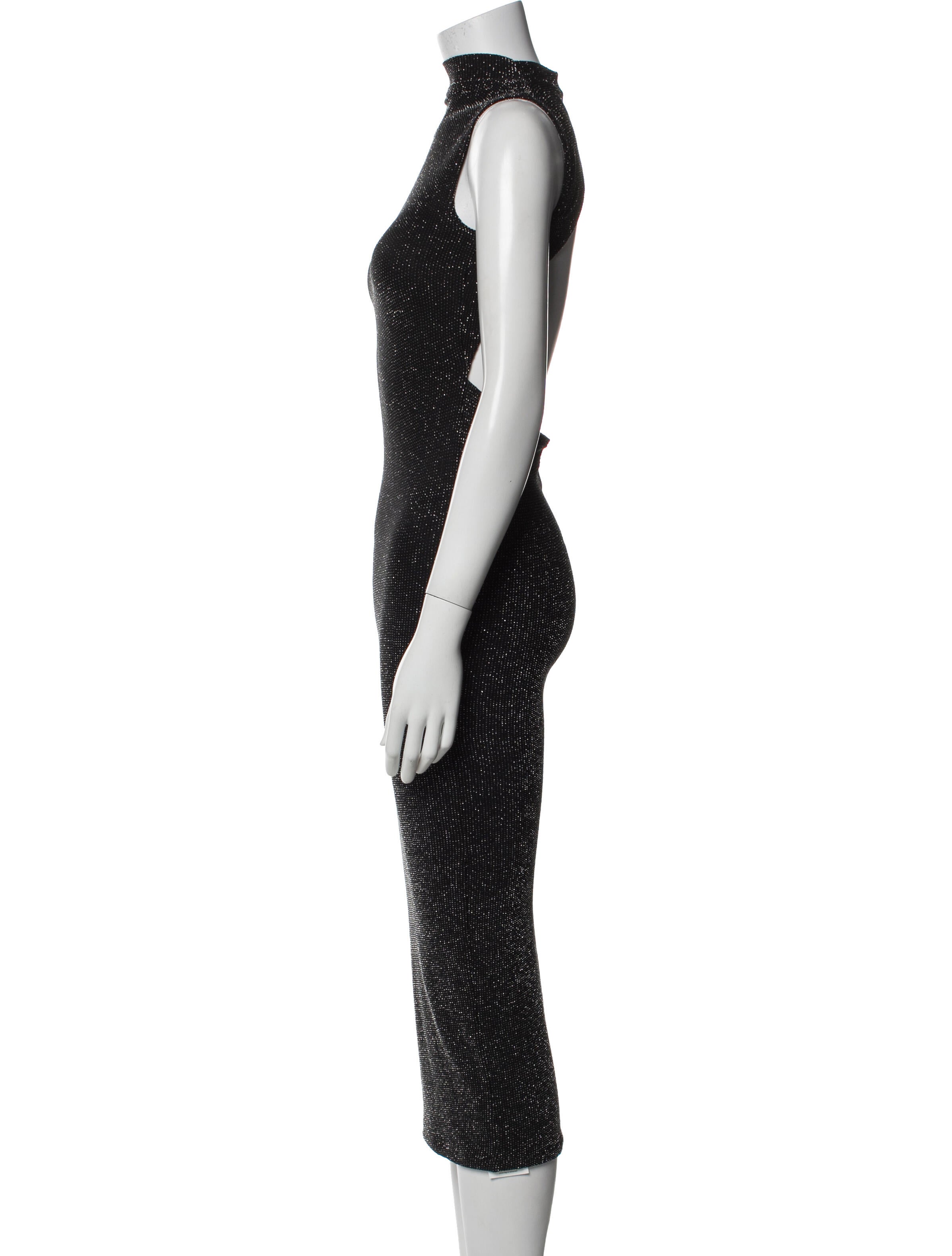 Alix NYC Mock Neck Long Dress