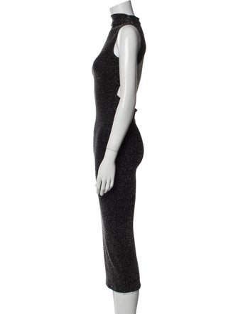 Alix NYC Mock Neck Long Dress