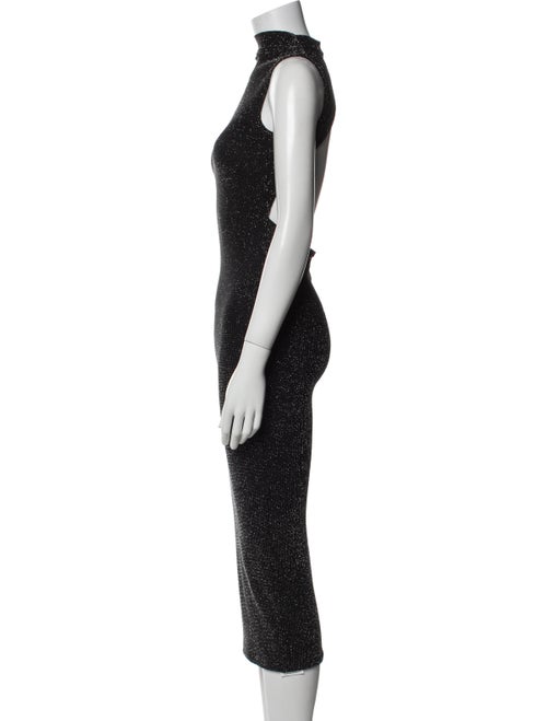 Alix NYC Mock Neck Long Dress