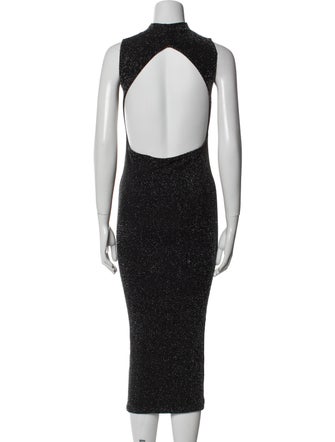 Alix NYC Mock Neck Long Dress