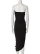 Alix NYC Strapless Midi Length Dress