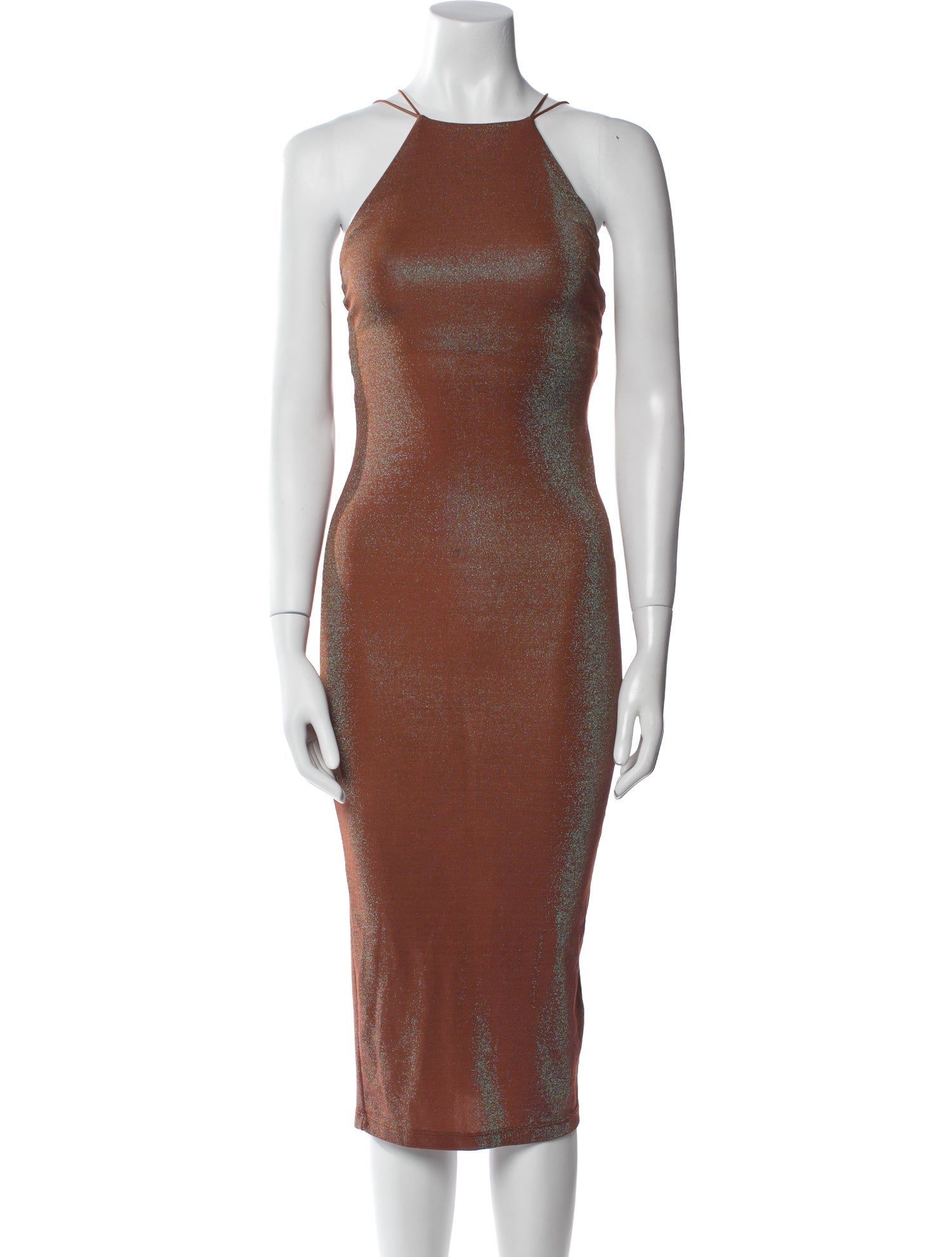 Alix NYC Halterneck Midi Length Dress