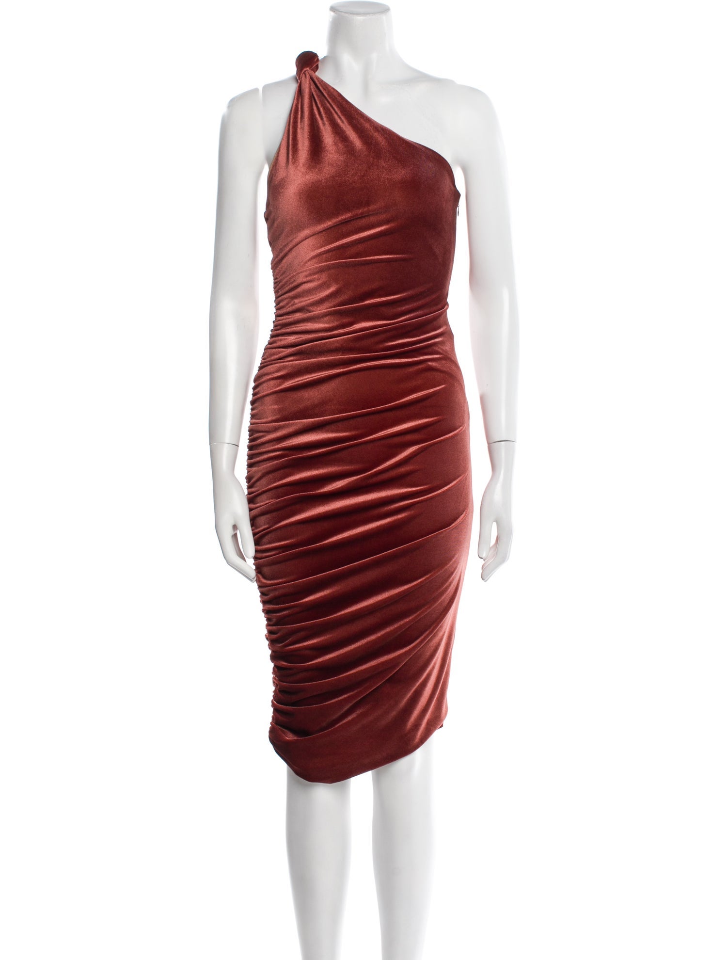 Alix NYC One-Shoulder Midi Length Dress