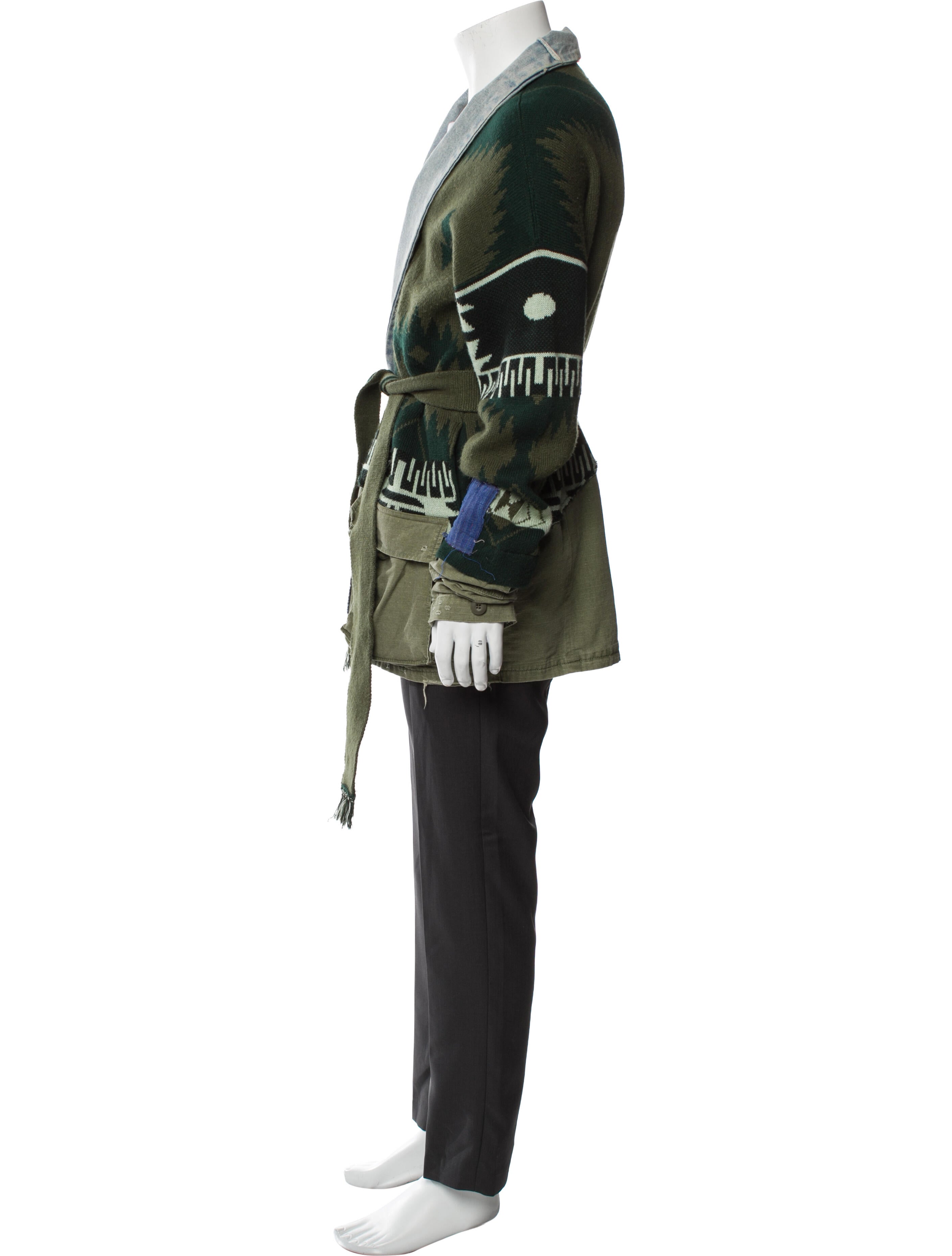 Alanui x Greg Lauren Cashmere Printed Parka