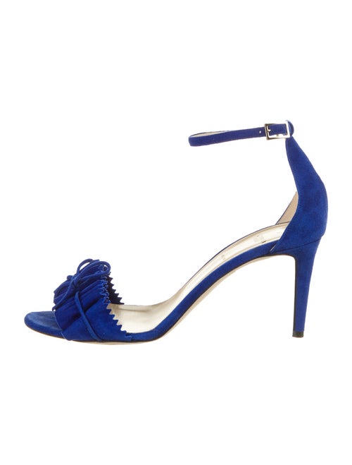 Alexander White Suede Sandals White