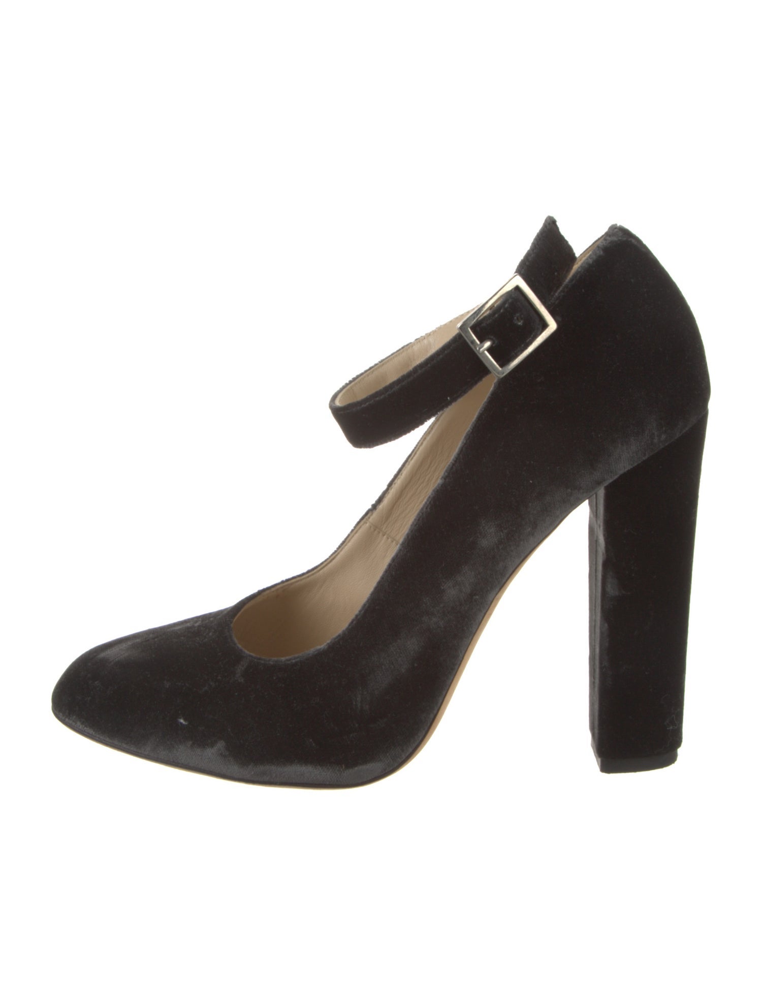 Alexander White Velvet Pumps