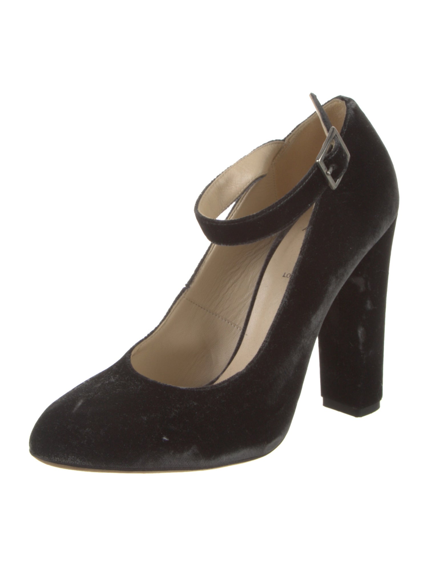 Alexander White Velvet Pumps