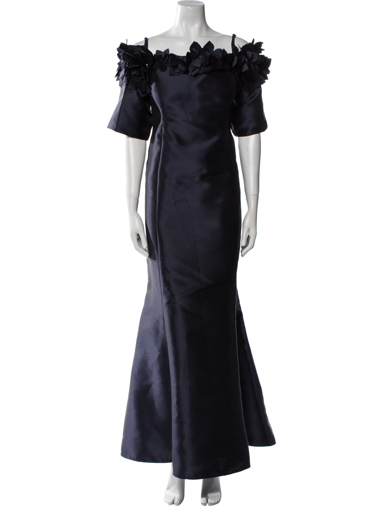 Alexander by Daymor Off-The-Shoulder Long Dress