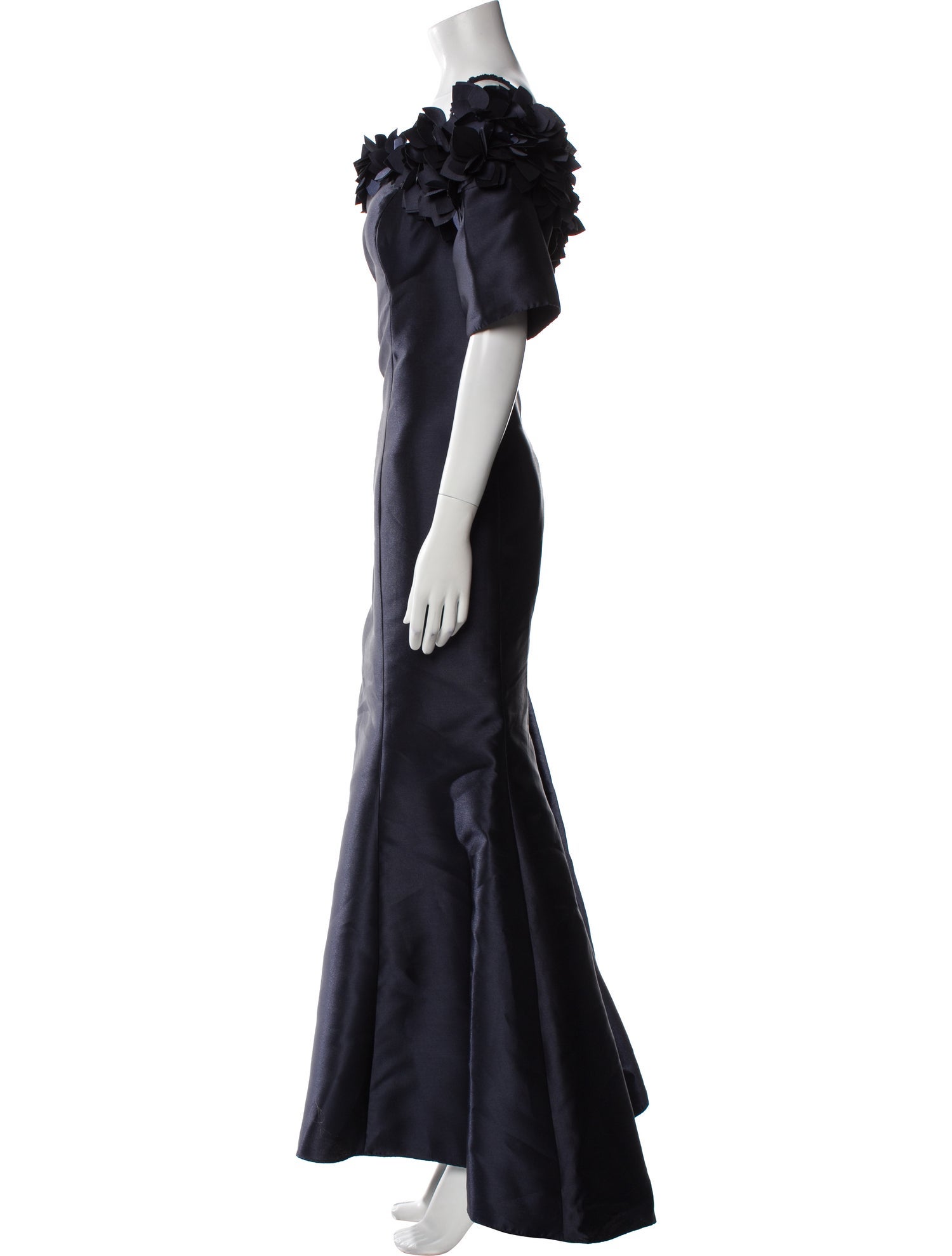 Alexander by Daymor Off-The-Shoulder Long Dress