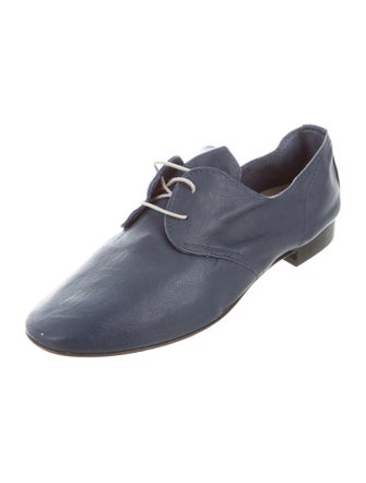 Anniel Leather Round-Toe Oxfords