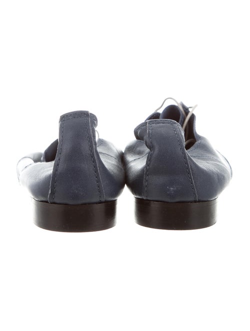 Anniel Leather Round-Toe Oxfords