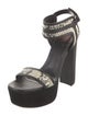 Amanda Gregory Leather Animal Print Sandals