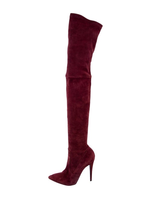 Amanda Gregory Suede Sock Boots