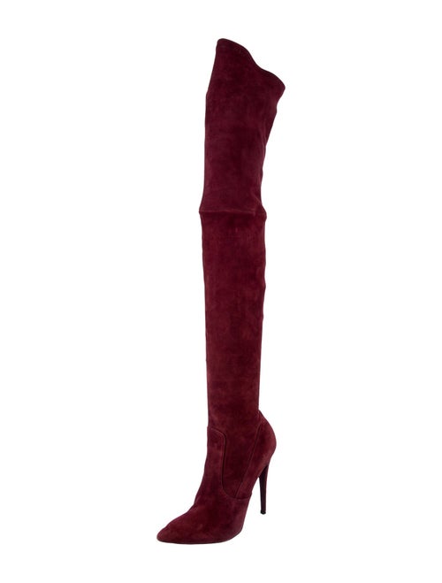 Amanda Gregory Suede Sock Boots