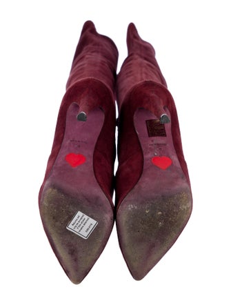 Amanda Gregory Suede Sock Boots