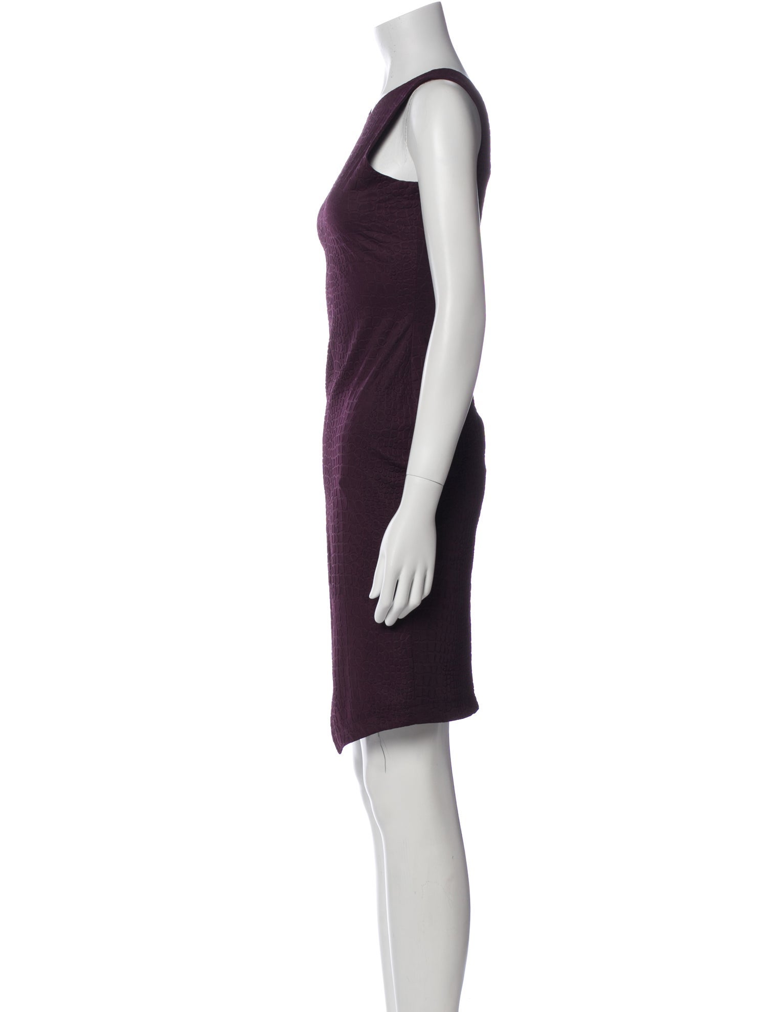 Amanda Gregory Crew Neck Knee-Length Dress