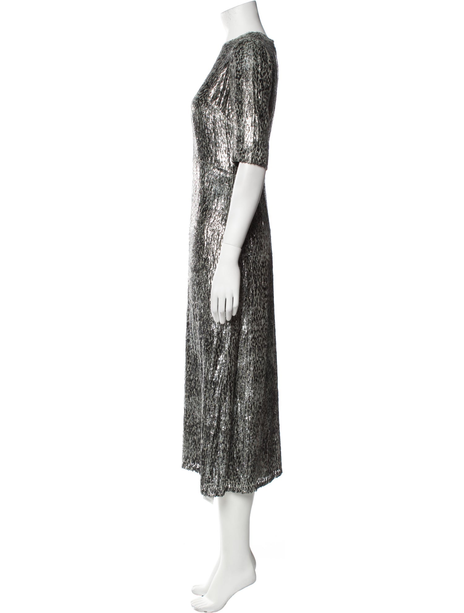 Ann Mashburn Printed Midi Length Dress w/ Tags
