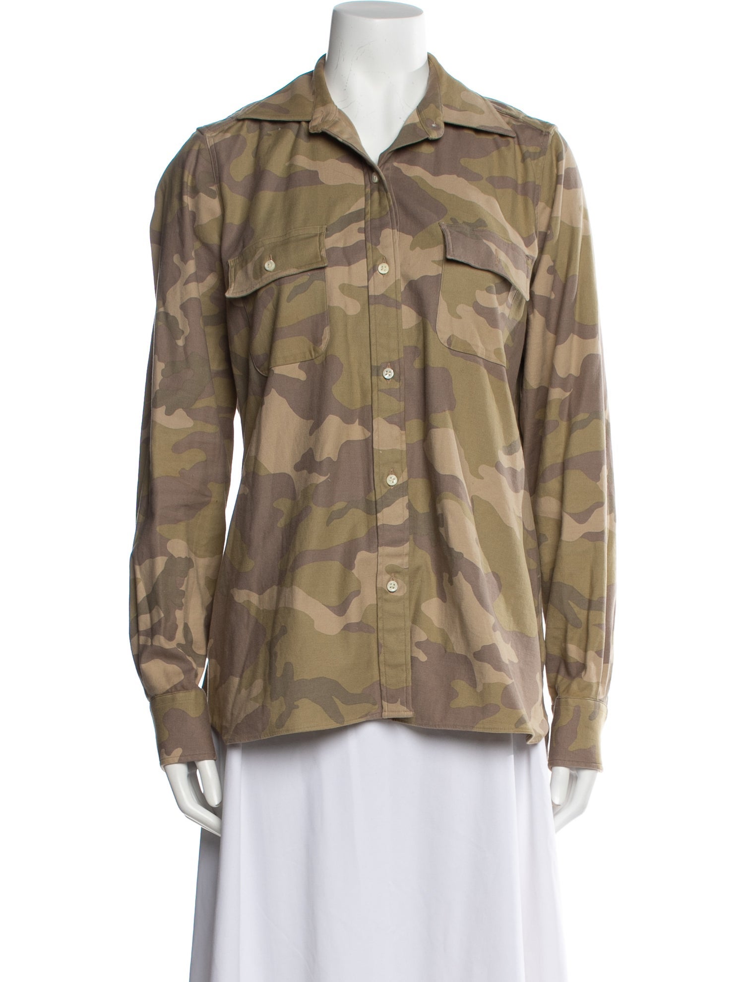 Ann Mashburn Camouflage Print Utility Jacket