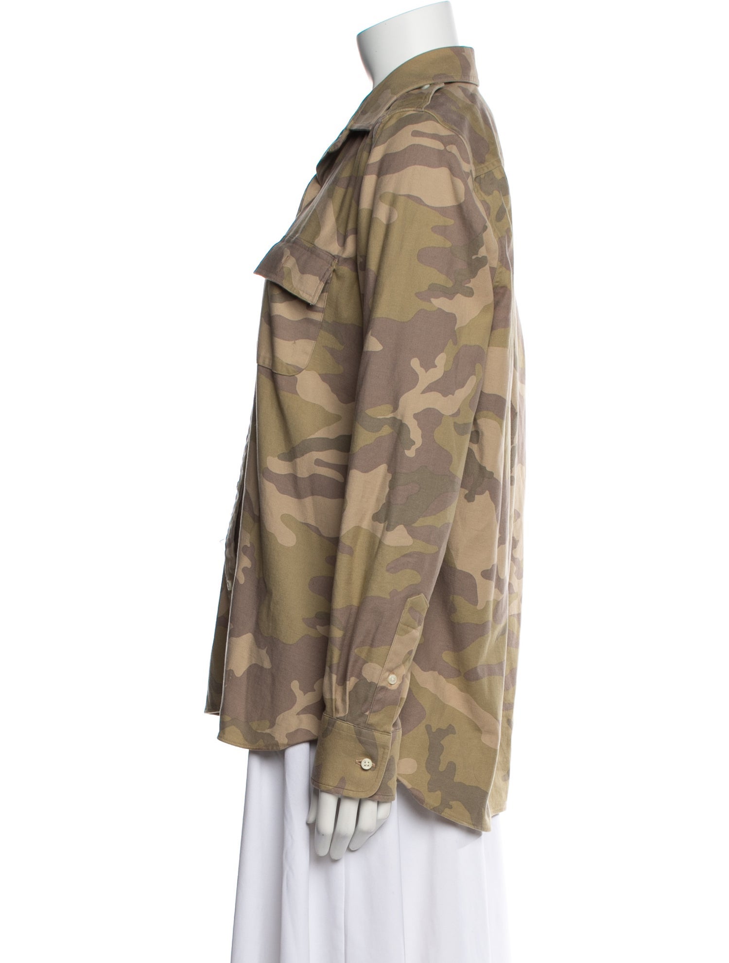 Ann Mashburn Camouflage Print Utility Jacket