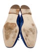 Ann Mashburn Suede Bow Accents Mules