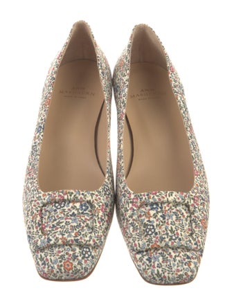 Ann Mashburn Canvas Printed Pumps