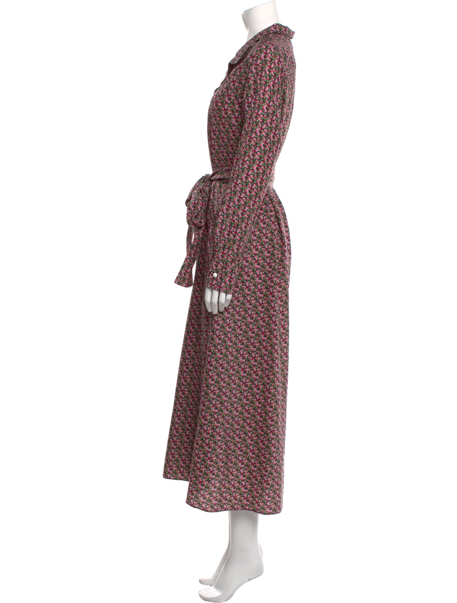 Ann Mashburn Floral Print Long Dress