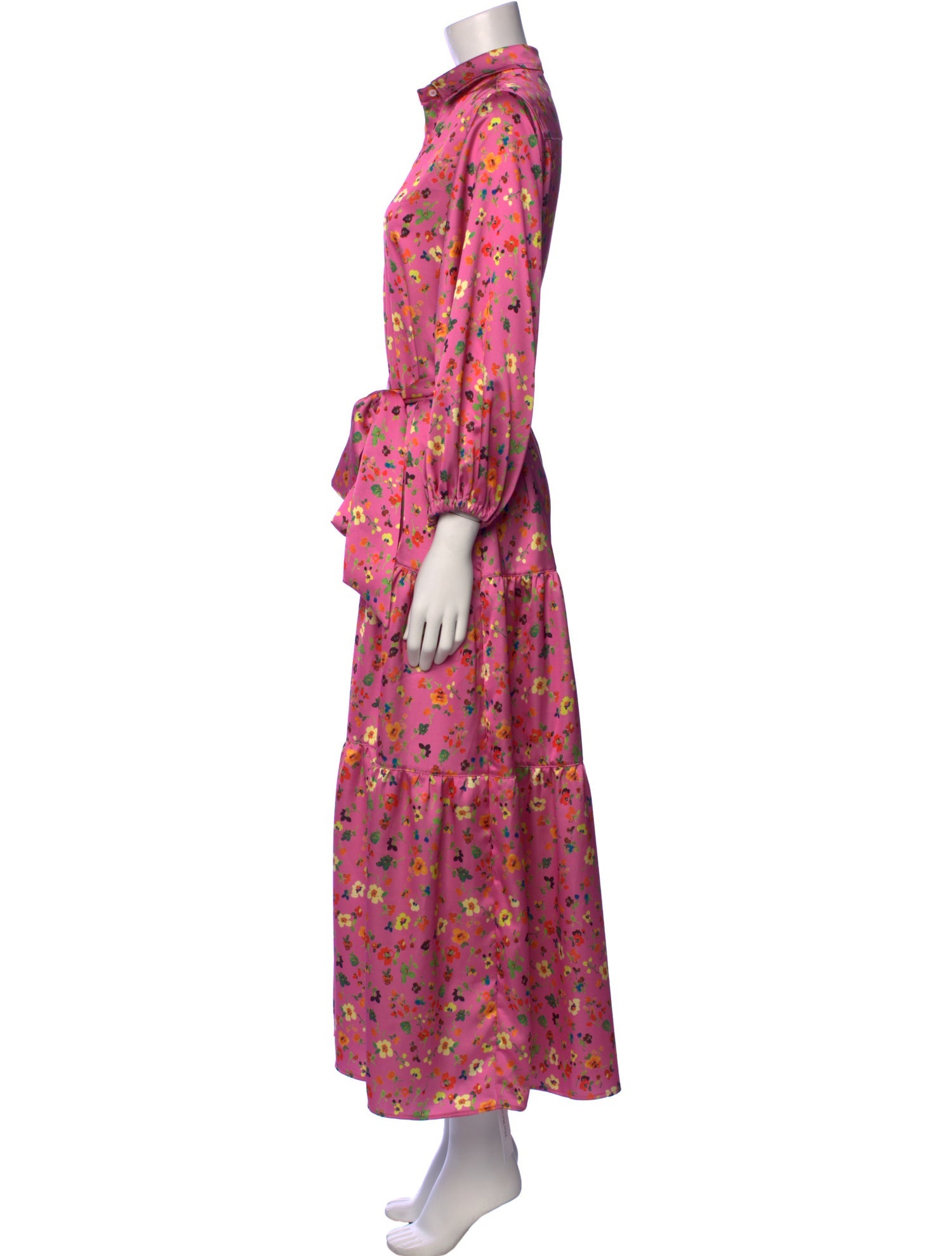 Ann Mashburn Floral Print Long Dress