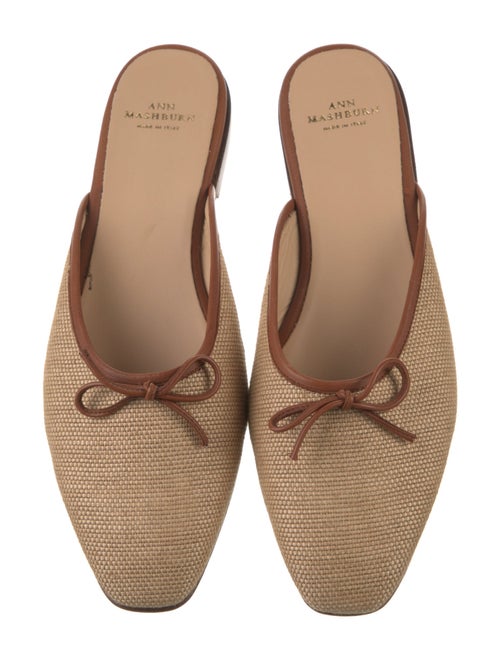Ann Mashburn Canvas Bow Accents Mules