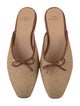 Ann Mashburn Canvas Bow Accents Mules