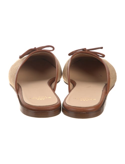 Ann Mashburn Canvas Bow Accents Mules