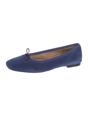 Ann Mashburn Velvet Ballet Flats