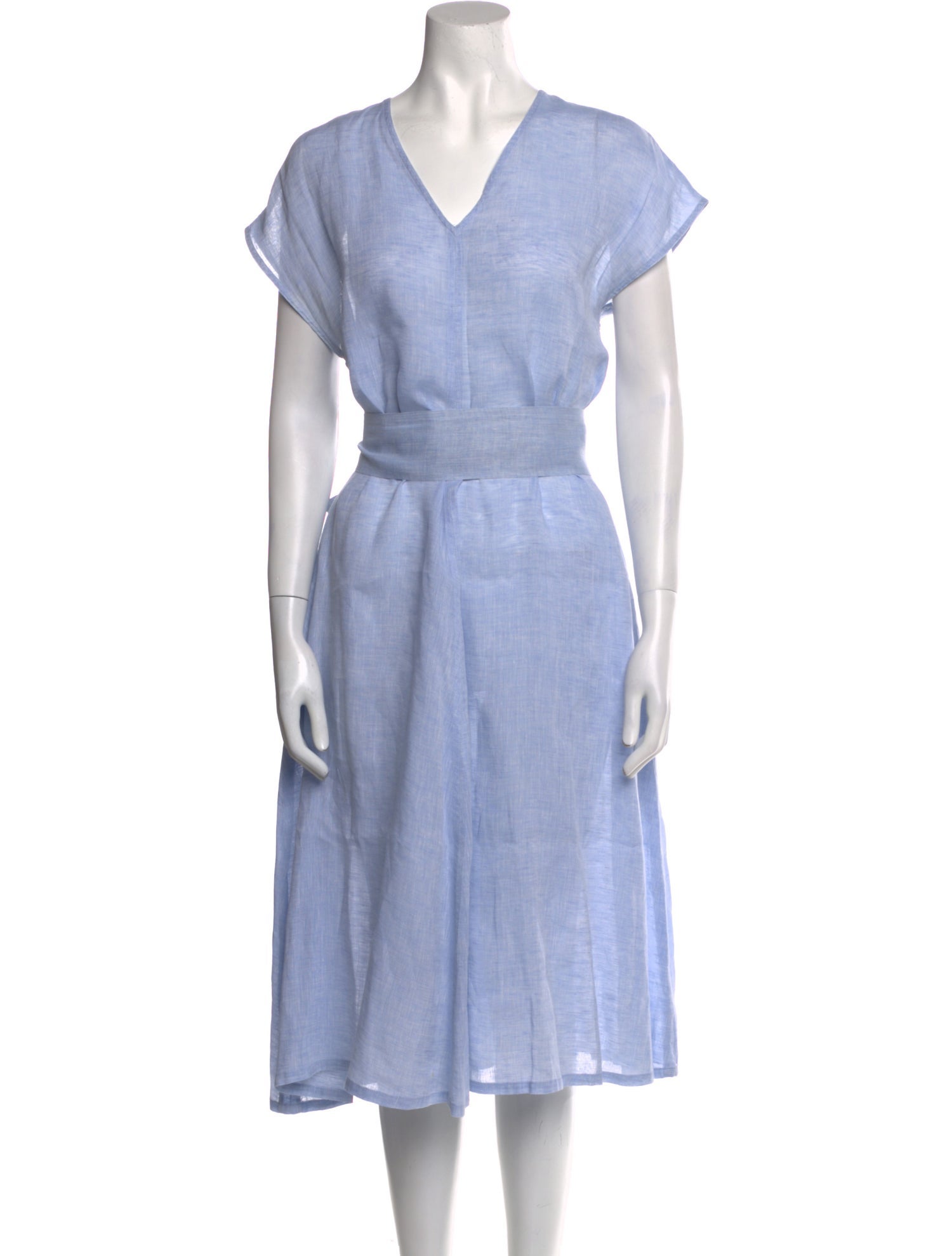 Ann Mashburn Linen Midi Length Dress