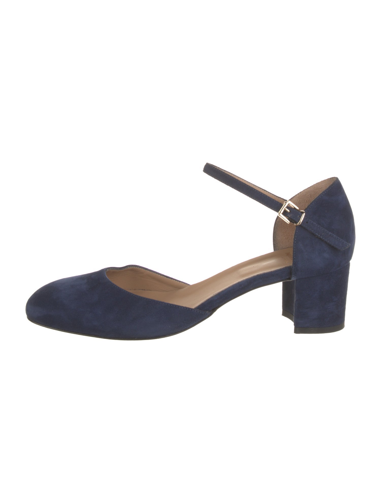 Ann Mashburn Suede D'Orsay Pumps