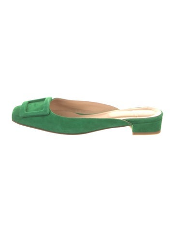 Ann Mashburn Flats Suede Mules 6