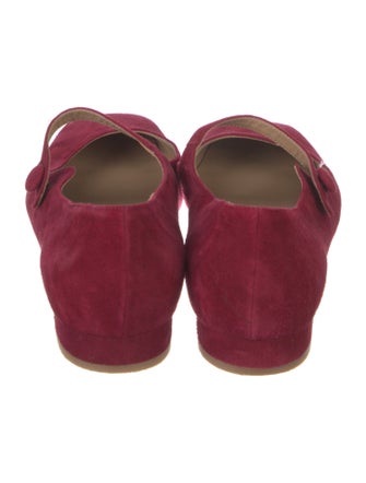 Ann Mashburn Suede Mary Jane Flats
