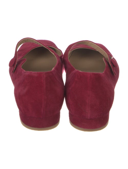 Ann Mashburn Suede Mary Jane Flats