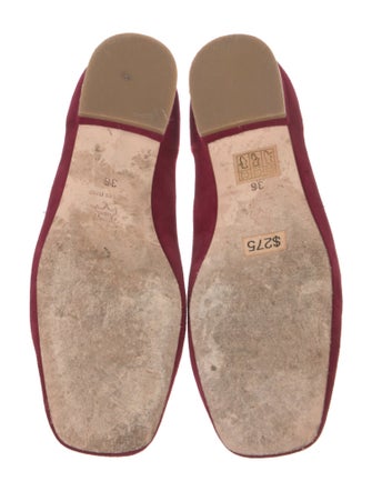 Ann Mashburn Suede Mary Jane Flats