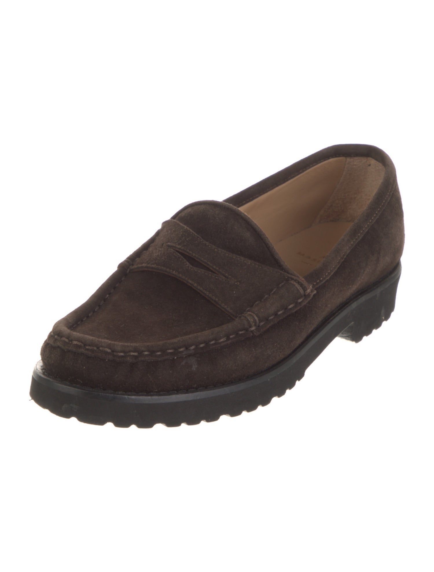 Ann Mashburn Suede Loafers
