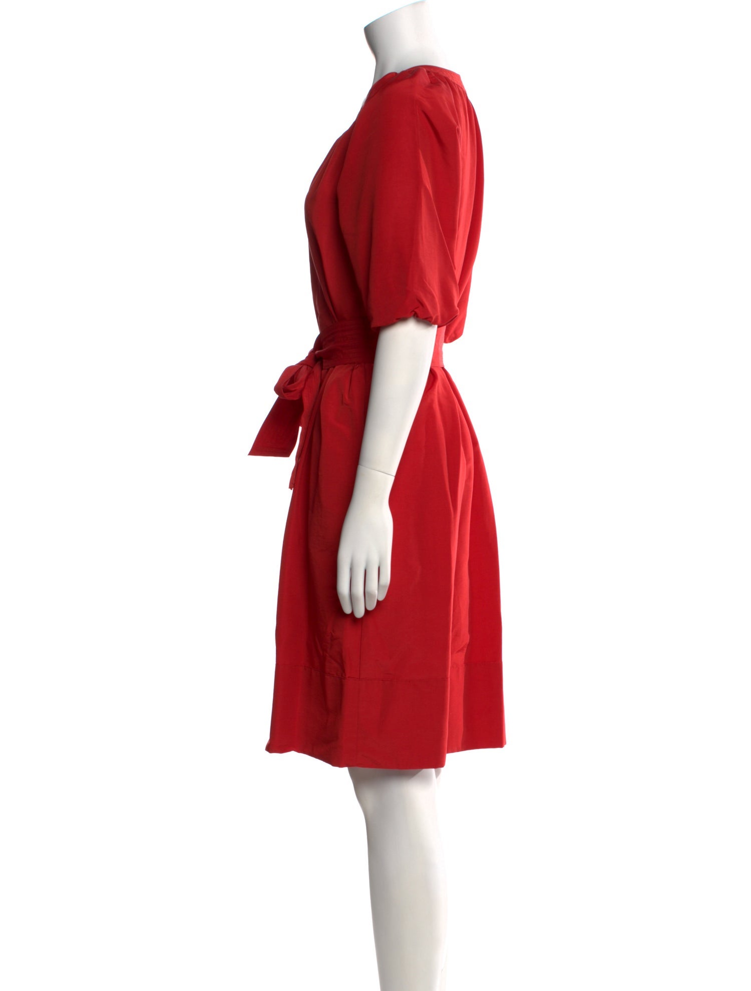 Ann Mashburn V-Neck Knee-Length Dress