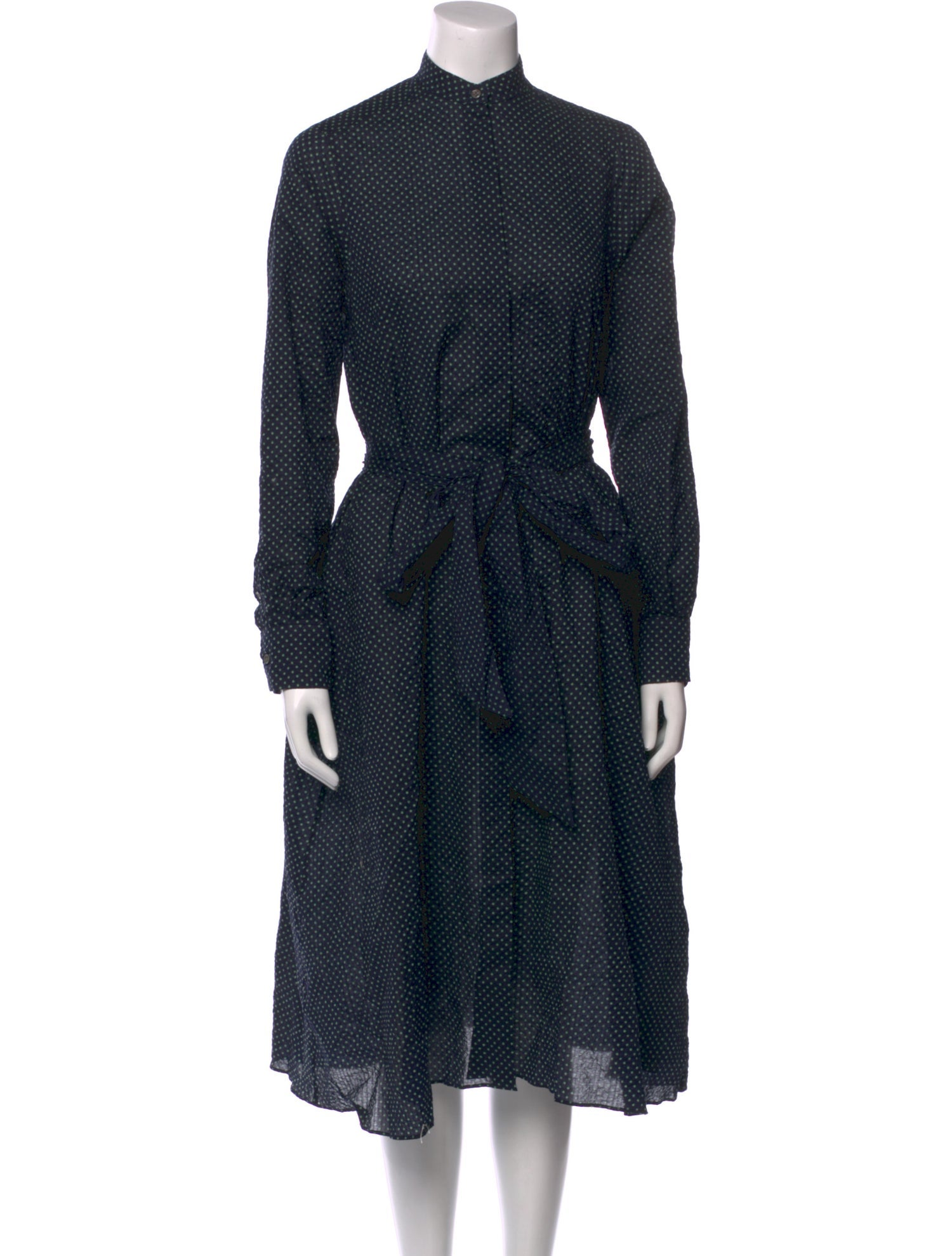 Ann Mashburn Polka Dot Print Midi Length Dress