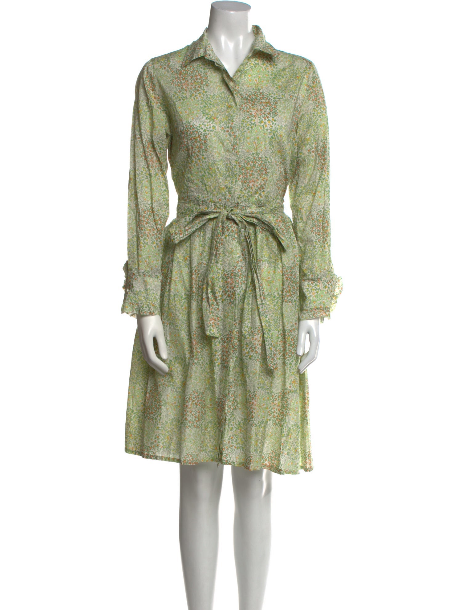 Ann Mashburn Printed Knee-Length Dress