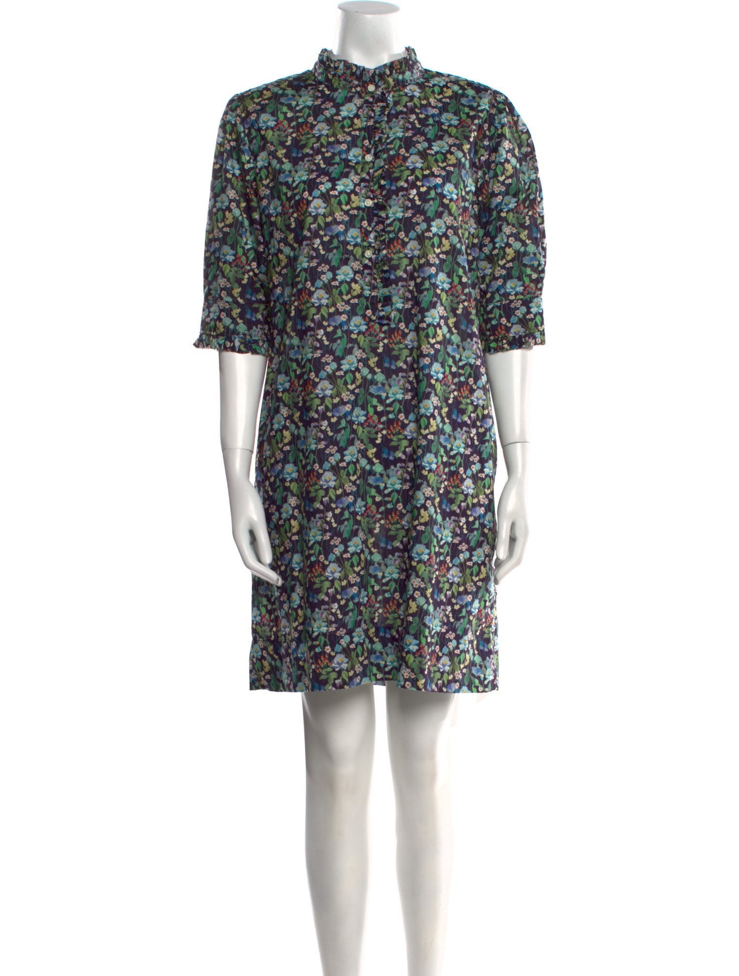 Ann Mashburn Floral Print Mini Dress