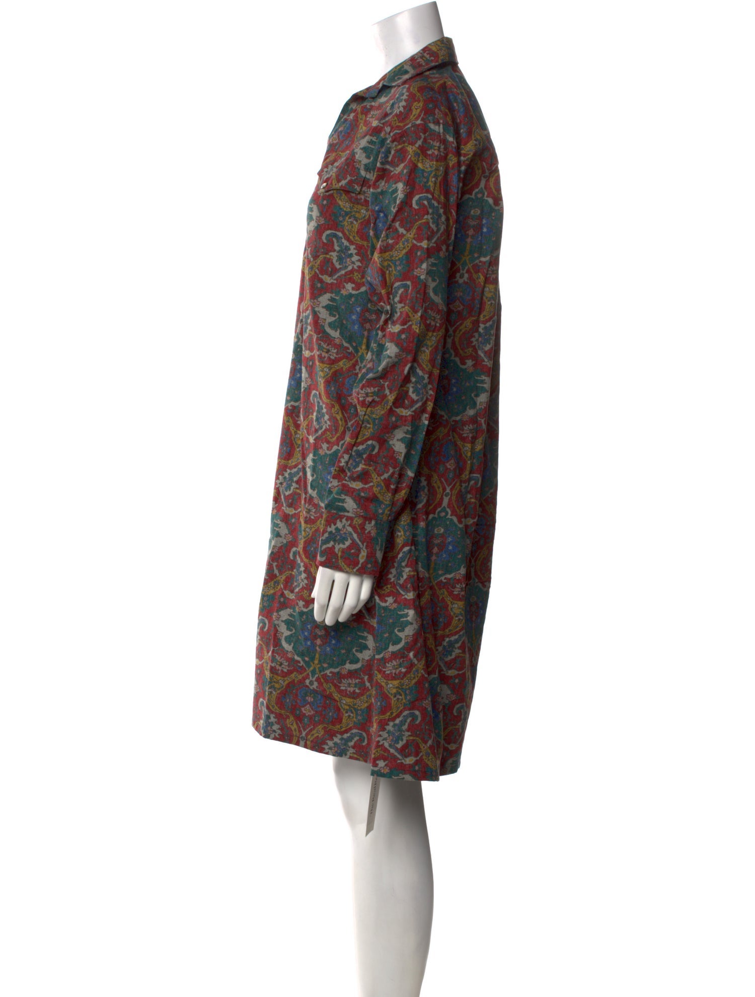 Ann Mashburn Paisley Print Knee-Length Dress