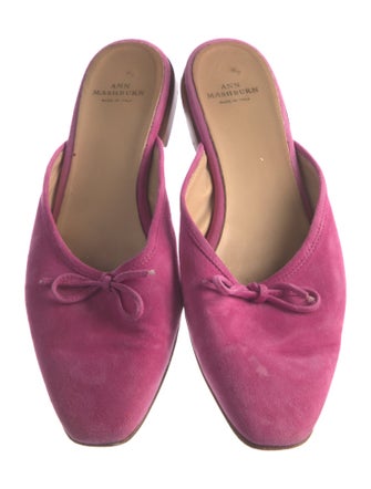 Ann Mashburn Suede Mules