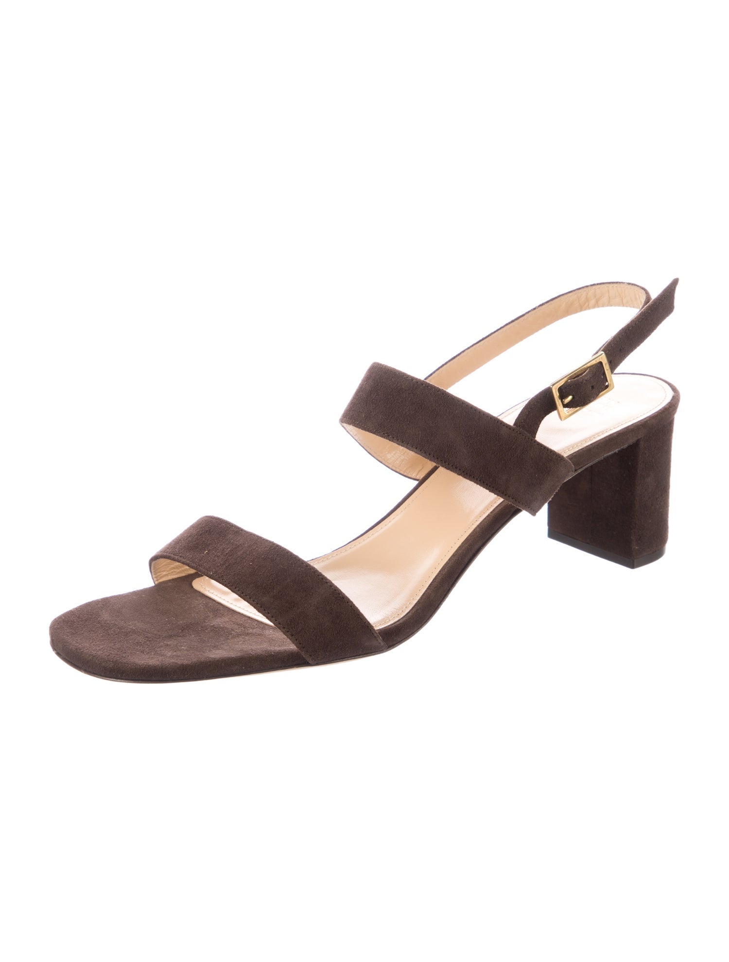 Ann Mashburn Suede Slingback Sandals